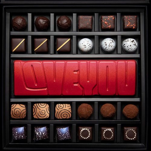Dark Chocolate Collection & Love You Bar