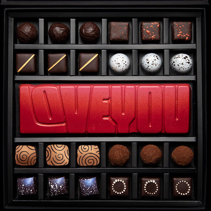 Dark Chocolate Collection & Love You Bar