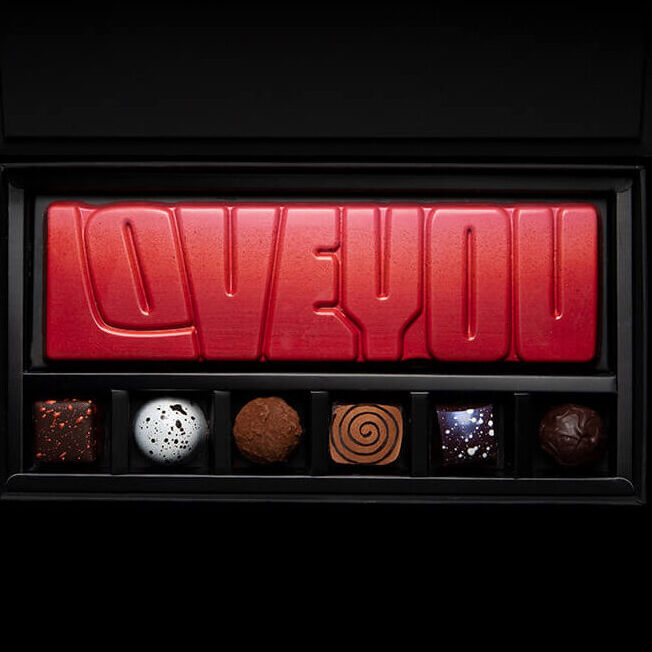 Dark Chocolate Tasting Collection & Love You Bar