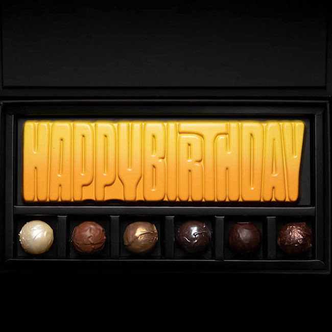 Chocolate Truffle Tasting Collection & Happy Birthday Bar