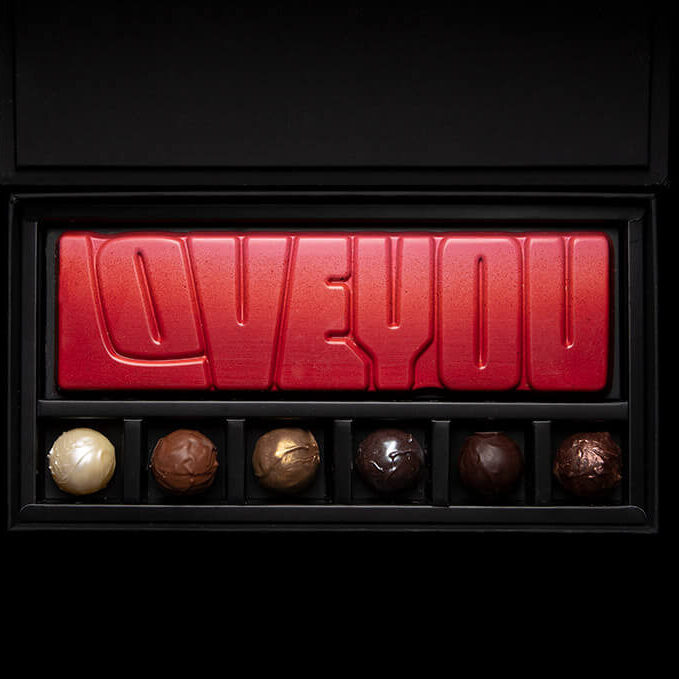 Chocolate Truffle Tasting Collection & Love You Bar