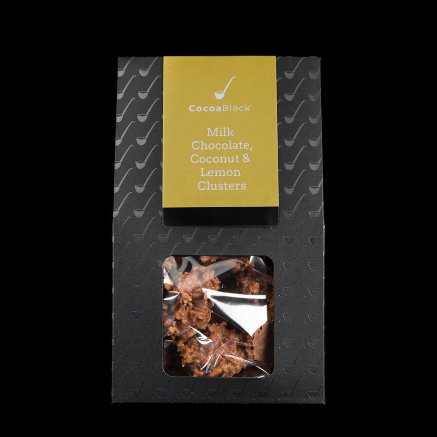 Milk Chocolate, Coconut & Lemon Clusters