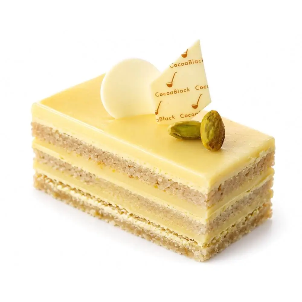 White Chocolate Pistachio Dacquoise